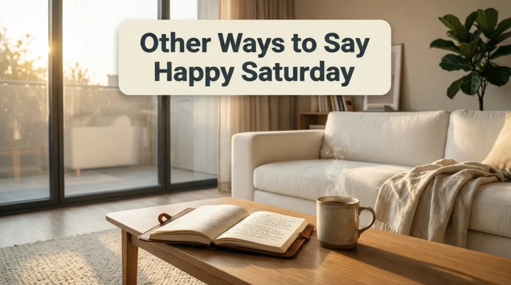 Other Ways to Say Happy Saturday