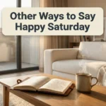 Other Ways to Say Happy Saturday