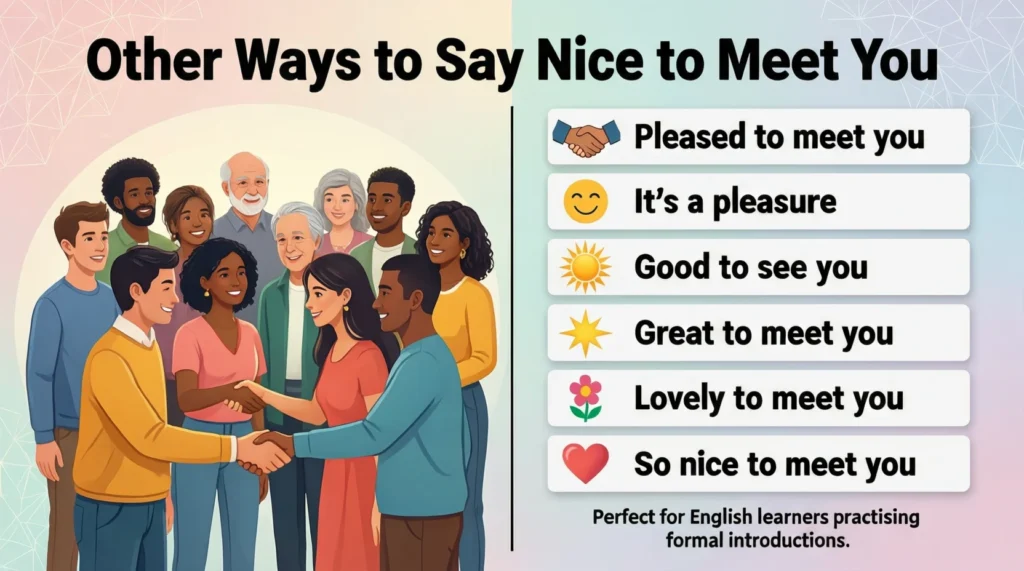 Other Ways to Say Nice to Meet You 2