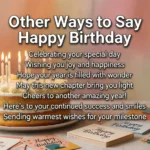Other Ways to Say Happy Birthday
