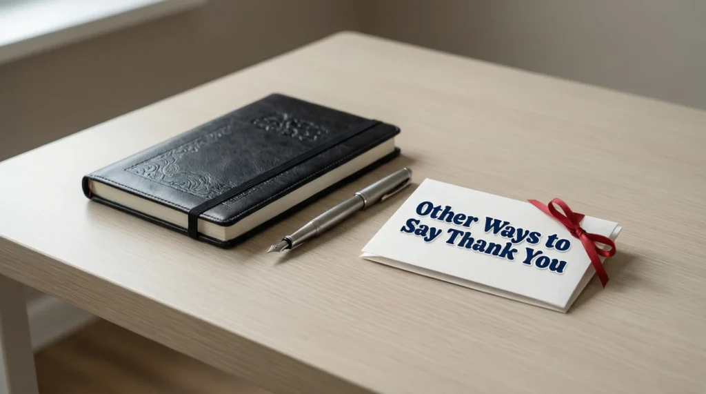 Other Ways to Say Thank You