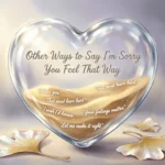 Other Ways to Say I’m Sorry You Feel That Way