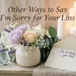 Other Ways to Say I’m Sorry for Your Loss