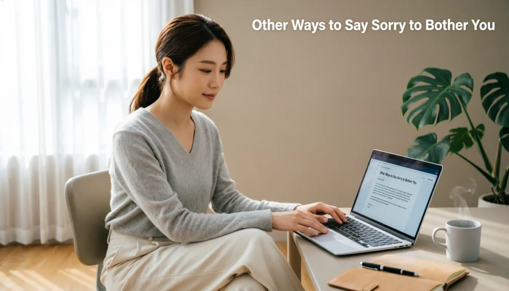 Other Ways to Say Sorry to Bother You
