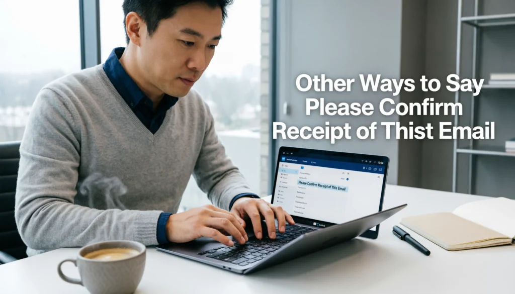 Other Ways to Say Please Confirm Receipt of This Email