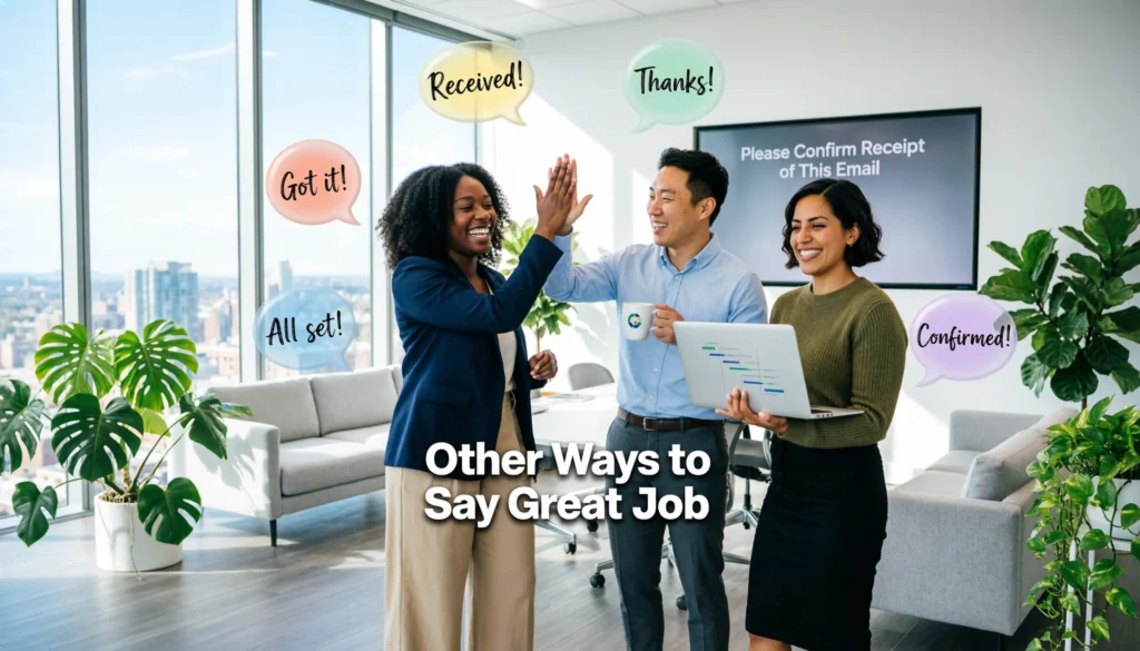 Other Ways to Say Great Job
