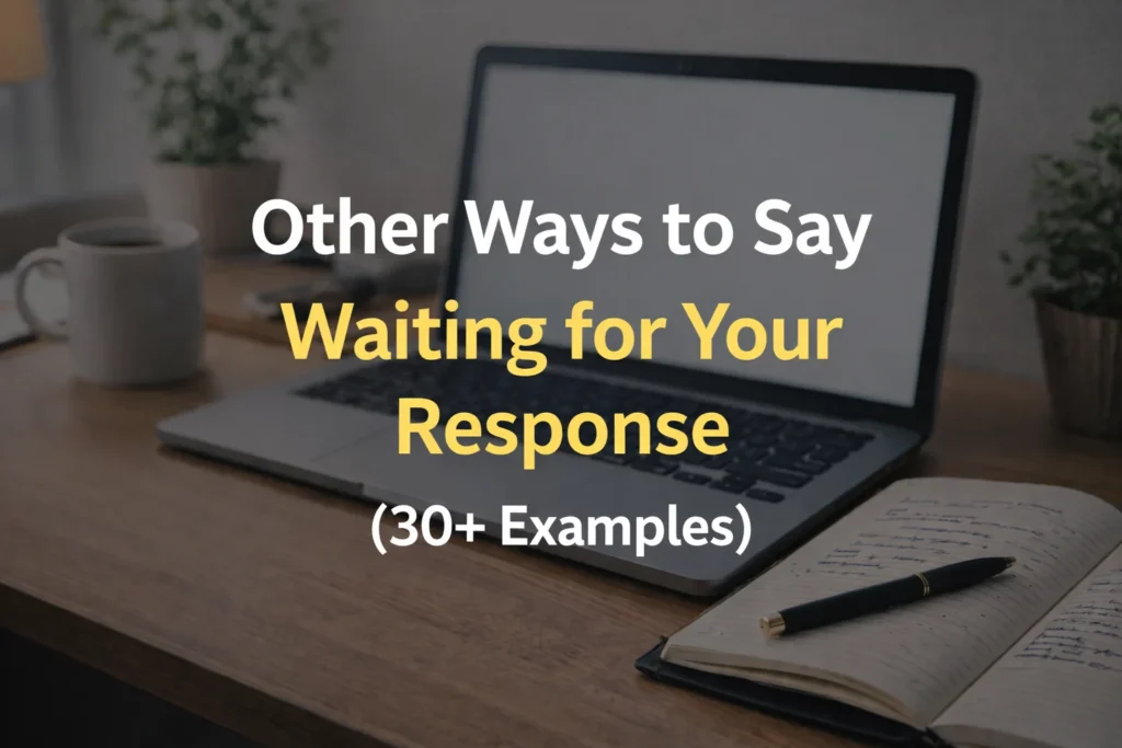 Other Ways to Say Waiting for Your Response