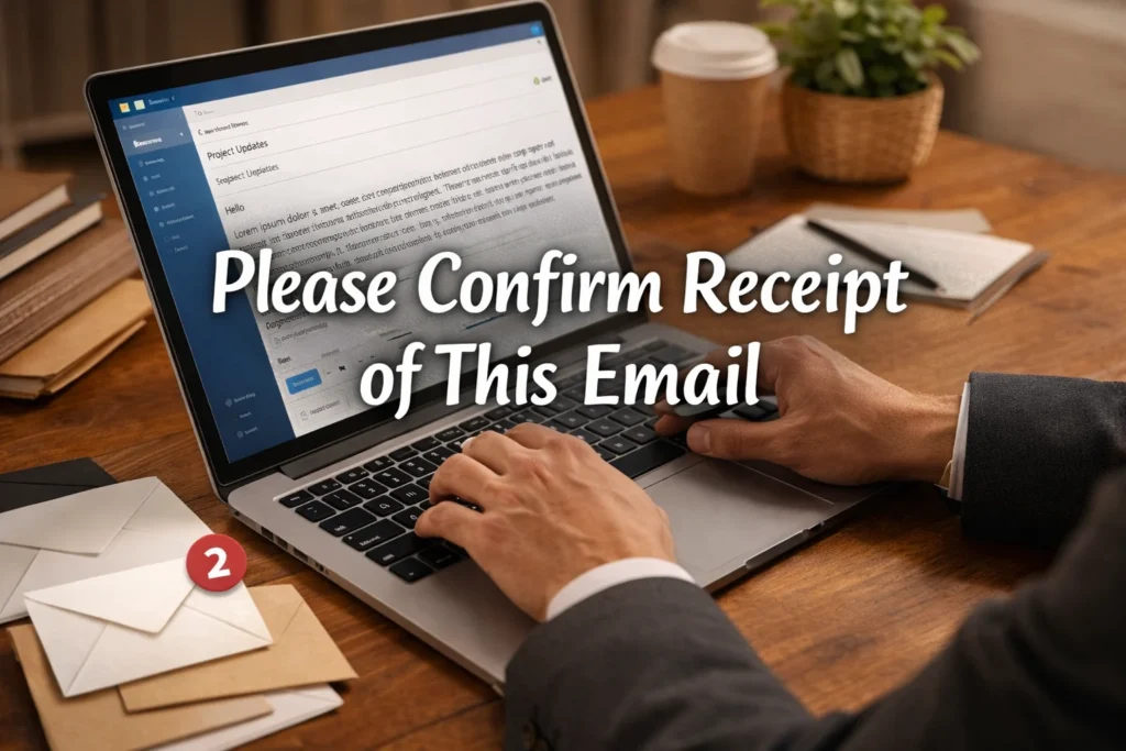 Other Ways to Say “Please Confirm Receipt of This Email”
