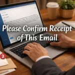 Other Ways to Say “Please Confirm Receipt of This Email”