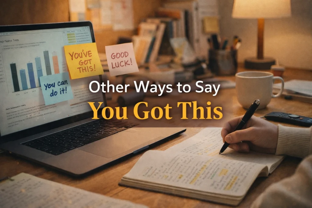 Other Ways to Say You Got This