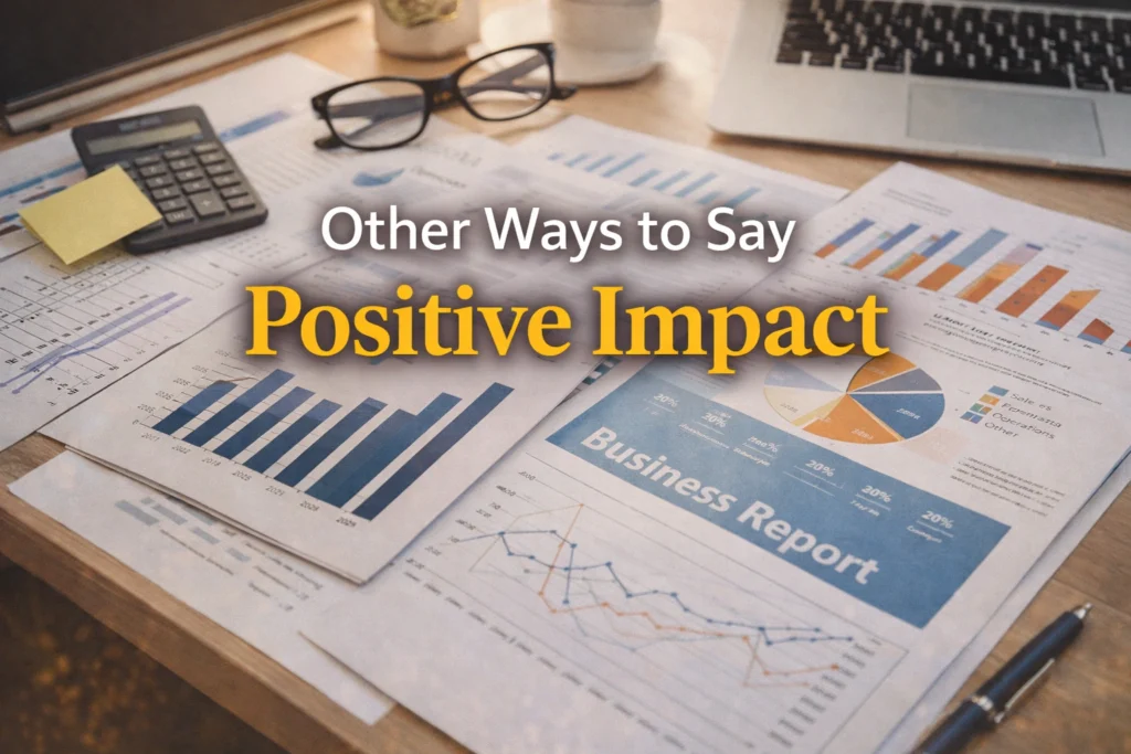Other Ways to Say Positive Impact