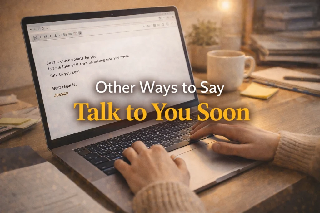 Other Ways to Say Talk to You Soon