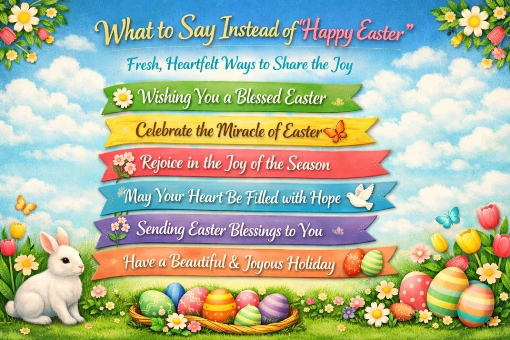 What to Say Instead of Happy Easter: Fresh, Heartfelt Ways to Share the Joy