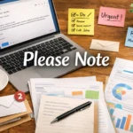 Other Ways to Say “Please Note”