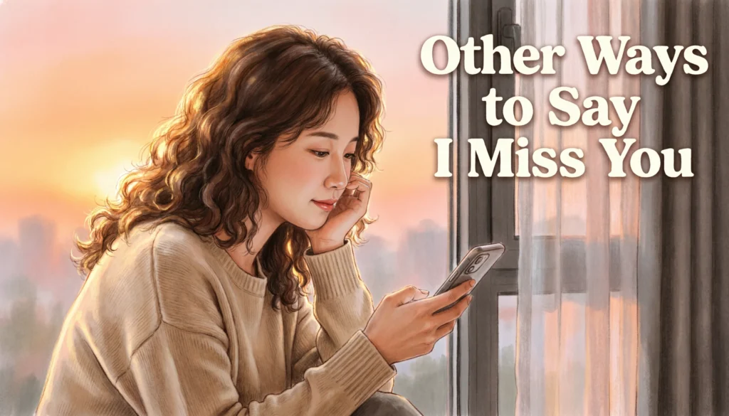 Other Ways to Say I Miss You