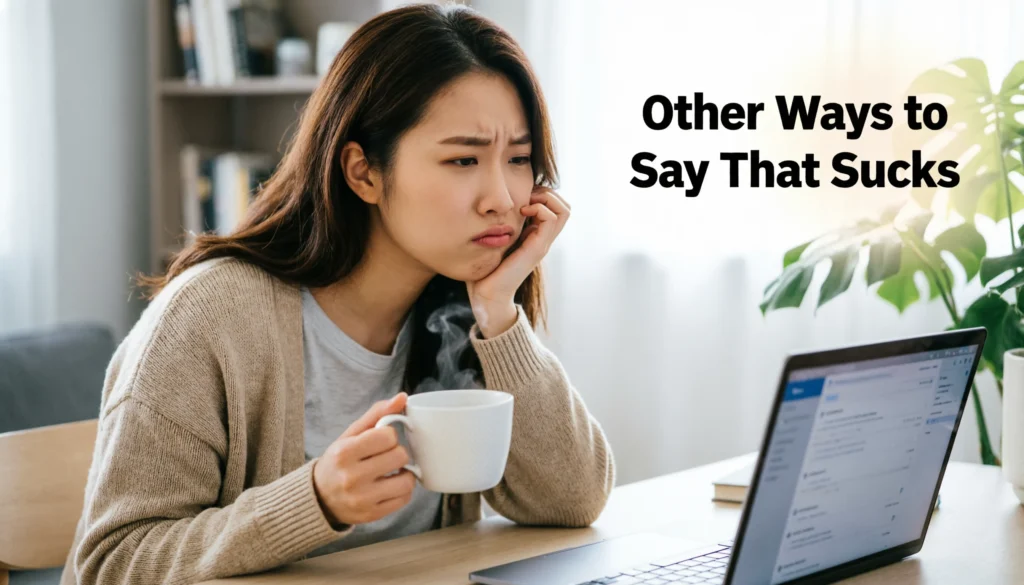 Other Ways to Say That Sucks