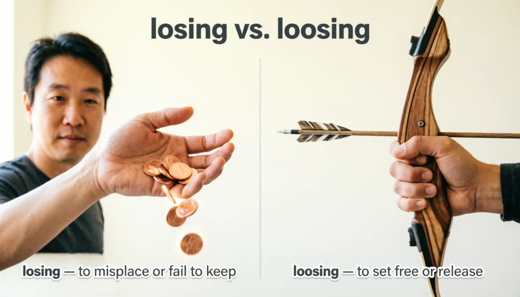 Loosing vs Losing