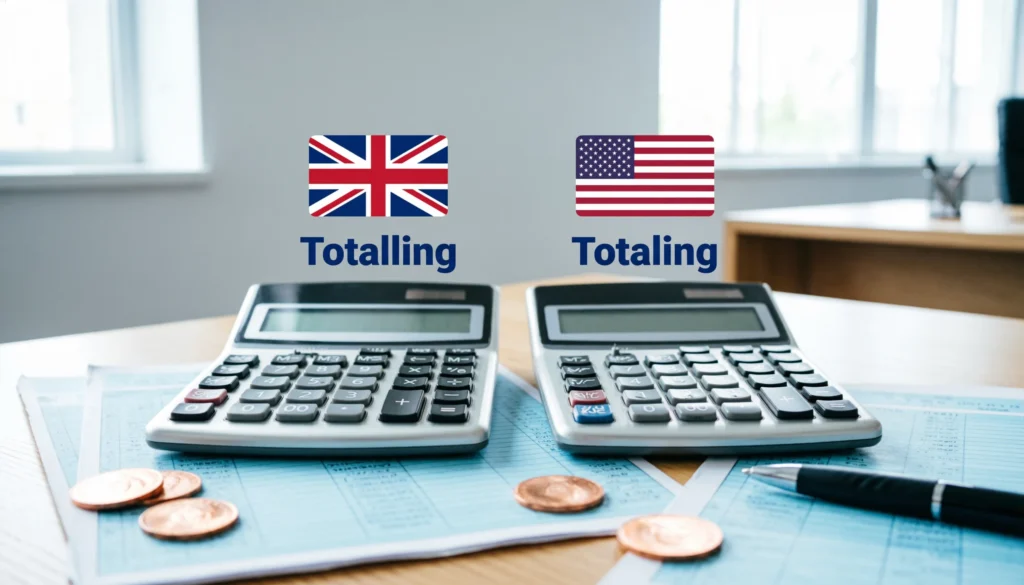 Totalling or Totaling