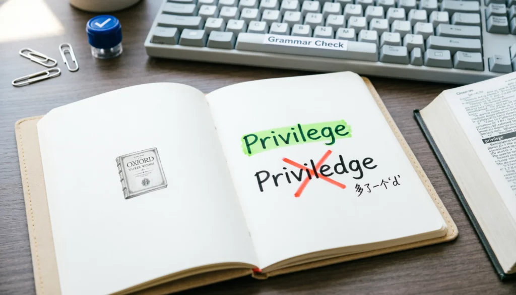 Privilege or Priviledge