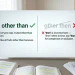 Other Than or Other Then