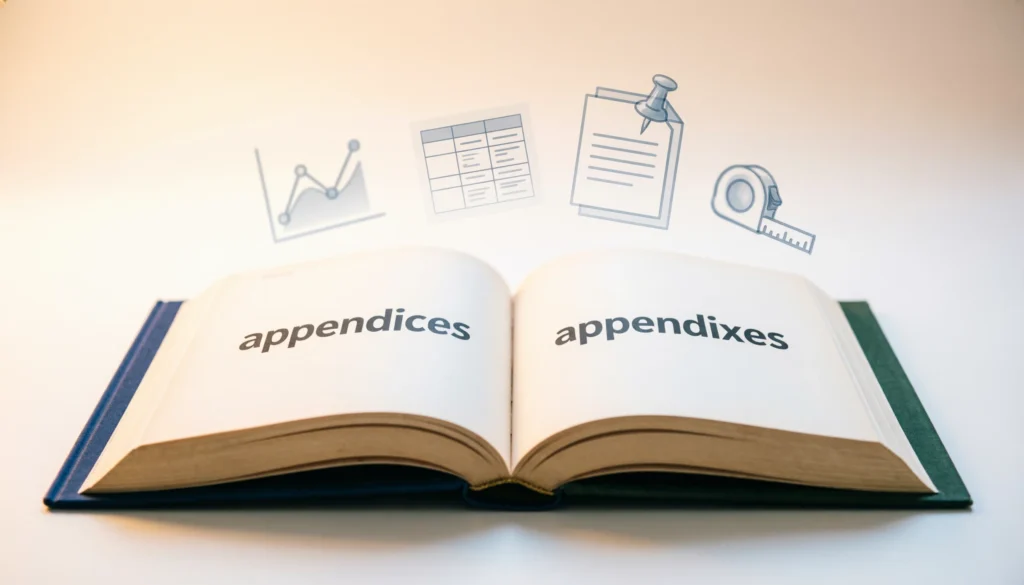 Appendices or Appendixes