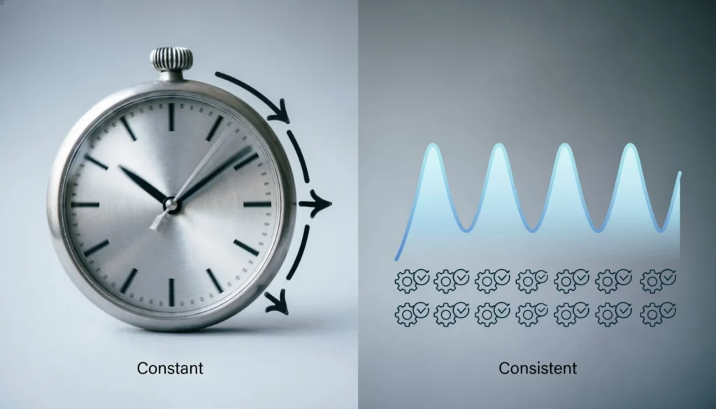 Constant vs Consistent
