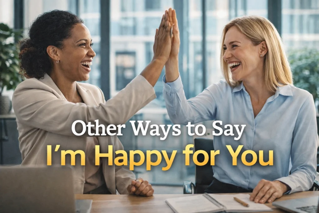 Other Ways to Say I’m Happy for You