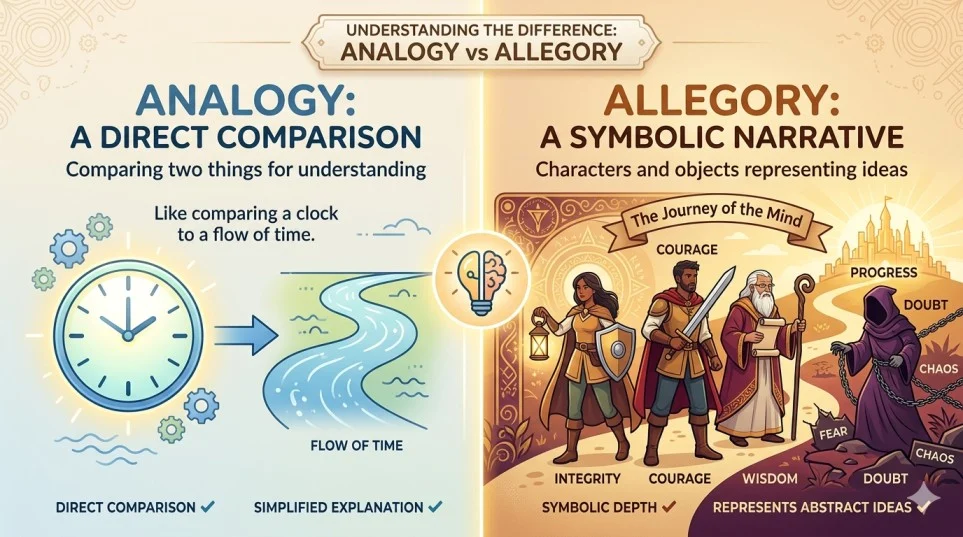 Analogy vs Allegory