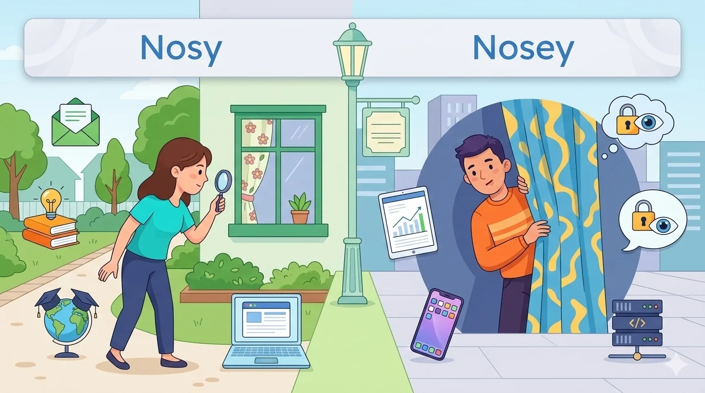 Nosy or Nosey