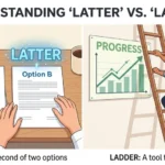 Is It Latter or Ladder