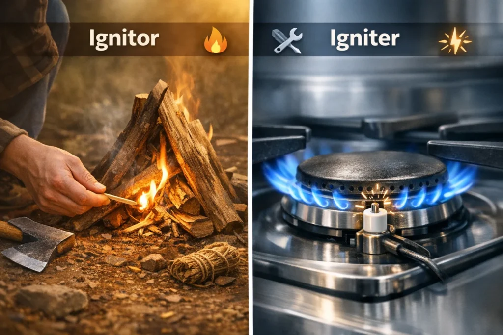Ignitor vs Igniter
