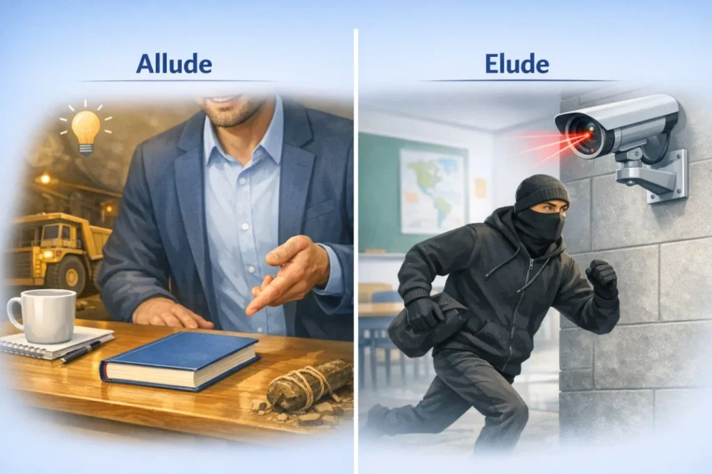 Allude vs Elude
