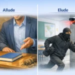 Allude vs Elude