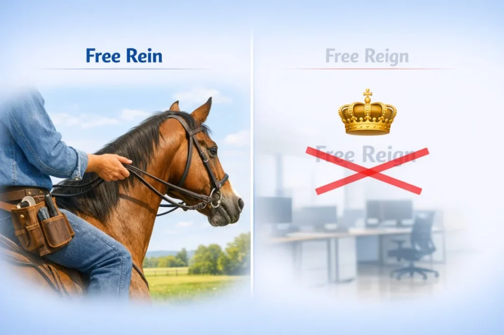 Free Rein or Free Reign