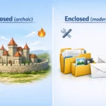 Inclosed vs Enclosed