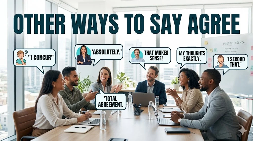 other ways to say agree