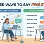 other ways to say fine by me