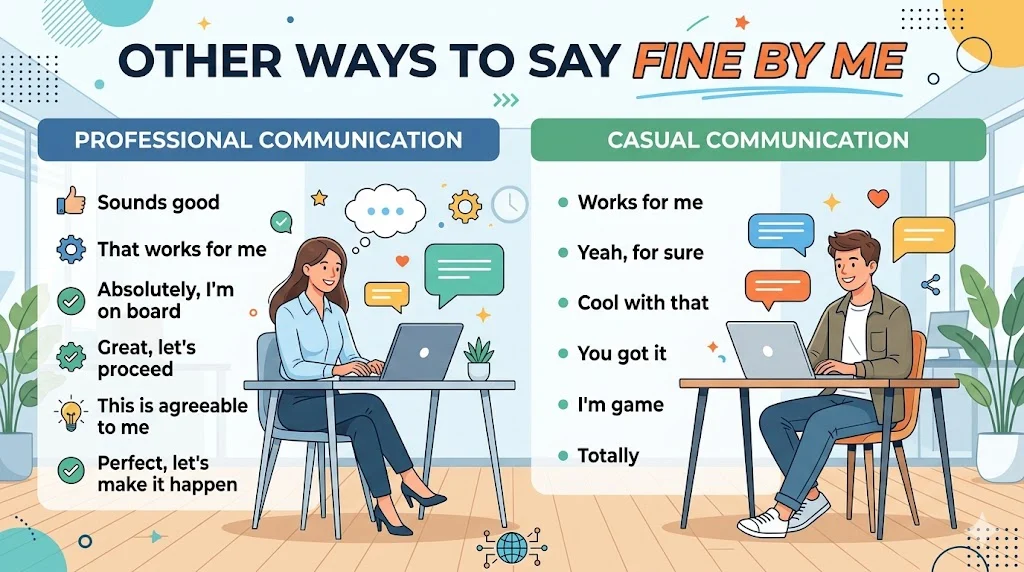 other ways to say fine by me