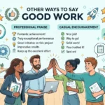 other ways to say good work