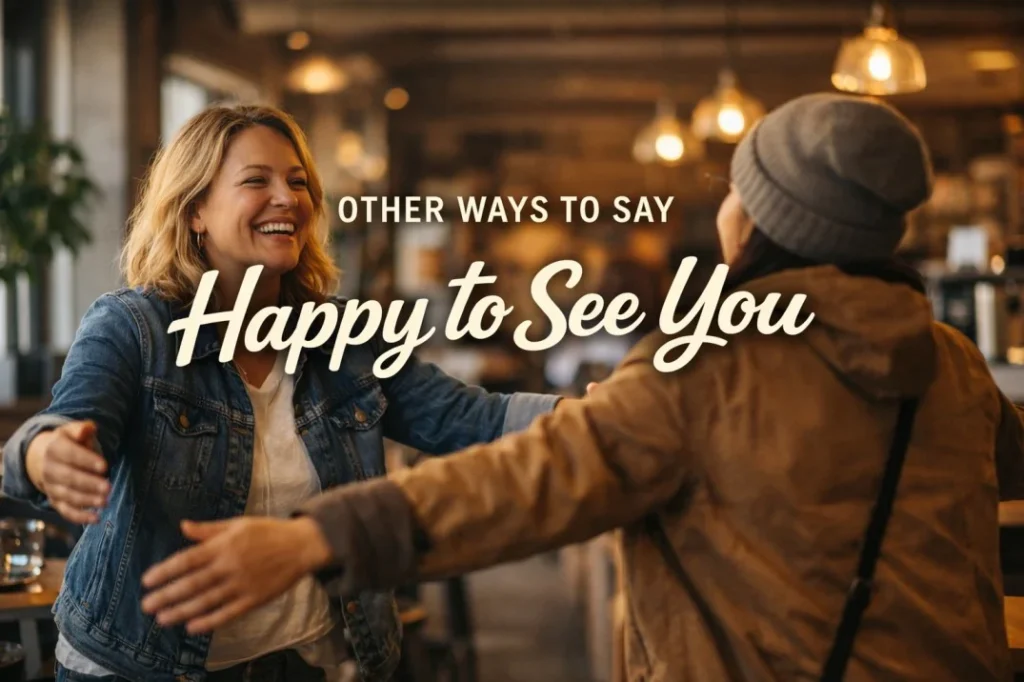 Other Ways to Say Happy to See You