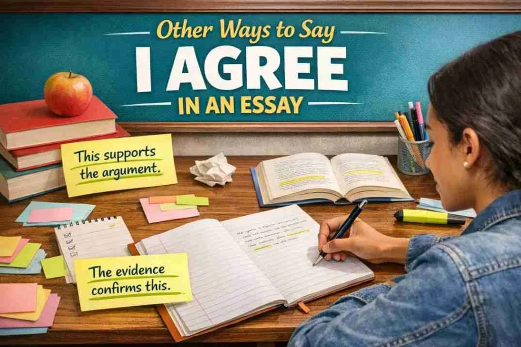 Other Ways to Say I Agree in an Essay