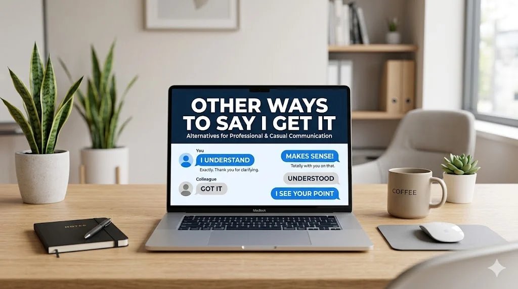 other ways to say I get it