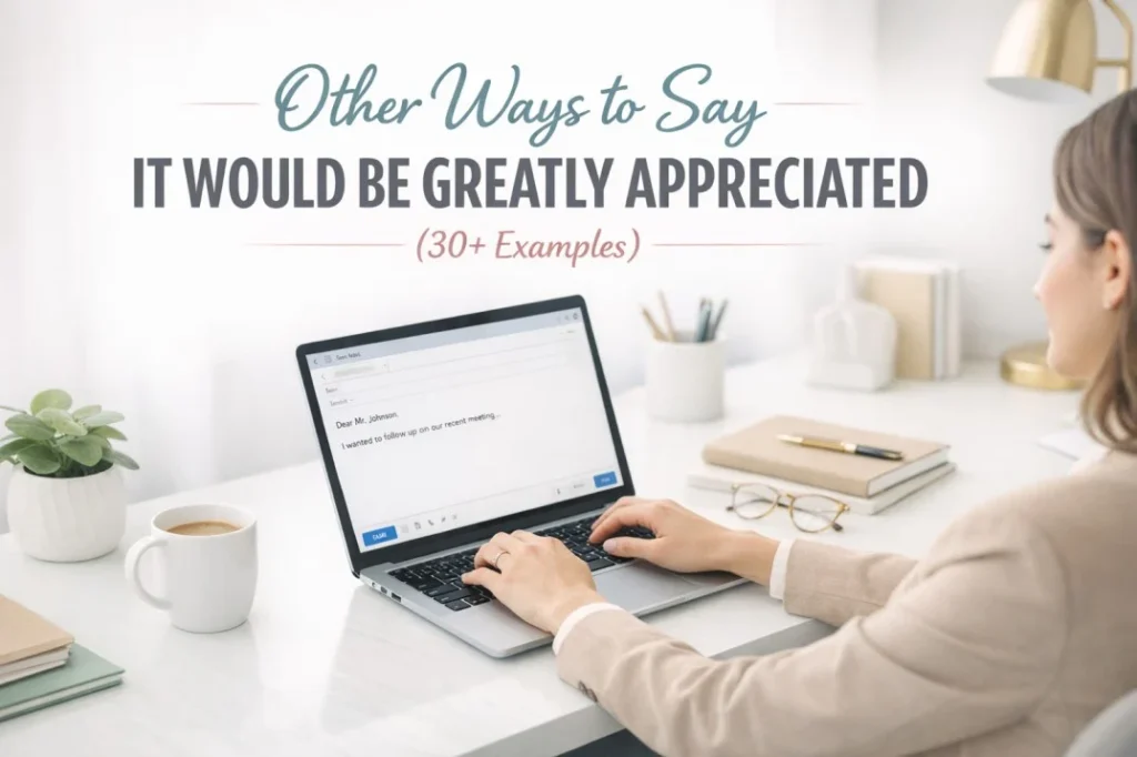 Other Ways to Say It Would Be Greatly Appreciated