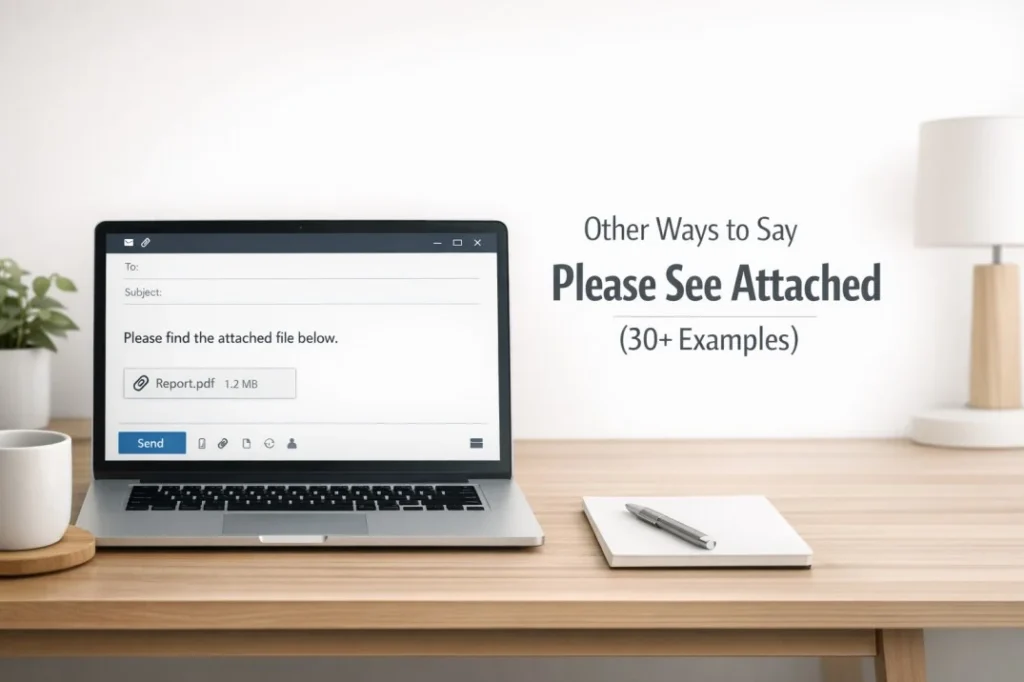 Other Ways to Say Please See Attached in an Email