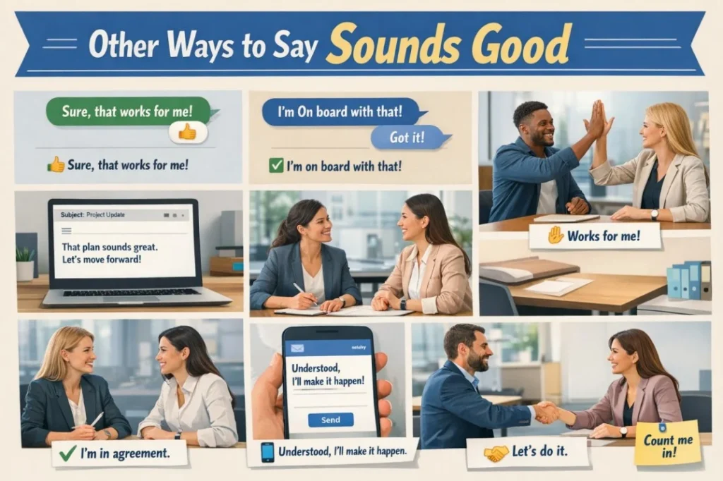Other Ways to Say Sounds Good