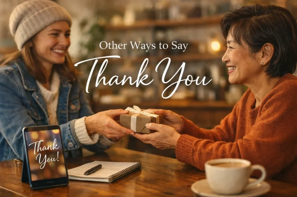 Other Ways to Say Thank You