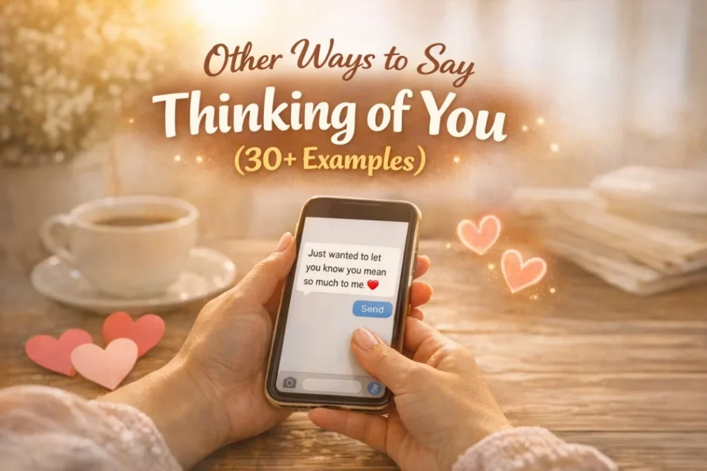Other Ways to Say Thinking of You