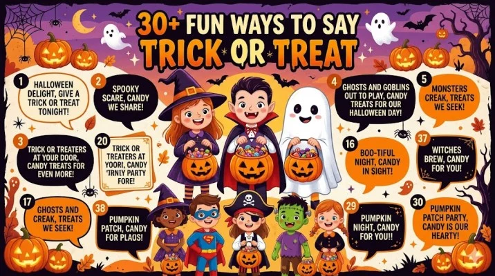 Other Ways to Say Trick or Treat