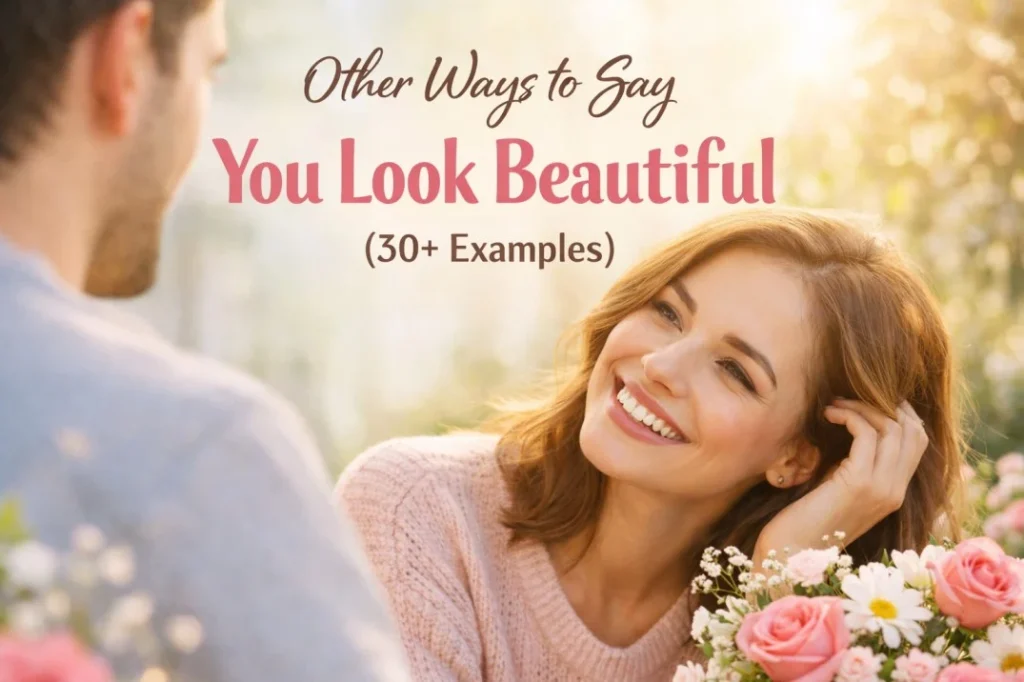 Other Ways to Say You Look Beautiful