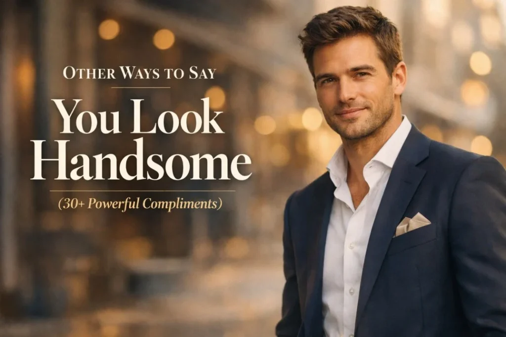 Other Ways to Say You Look Handsome